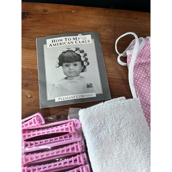 Pleasant Company Hair Care Curling Kit American Girl Dolls Spa Package - Picture 3 of 5